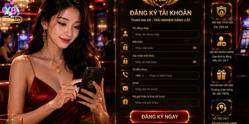 Điểm khác biệt khi đăng ký X8 so với nhà cái khác